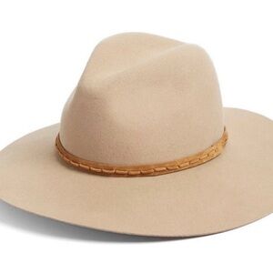 NWT RAG & BONE wide brim fedora - fawn